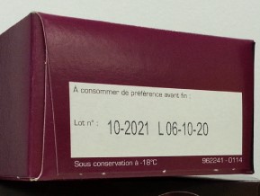 Verpackung mit Haltbarkeitsdatum